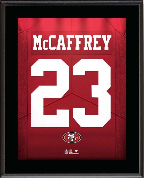 Christian McCaffrey San Francisco 49ers 10.5" x 13" Jersey Number ...