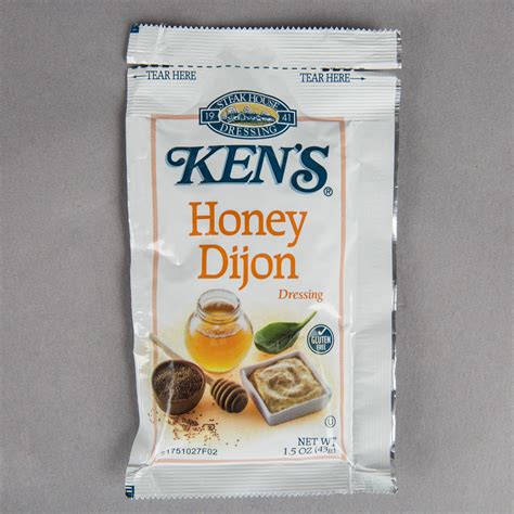 Kens Foods 15 Oz Honey Dijon Mustard Dressing Packet 60case