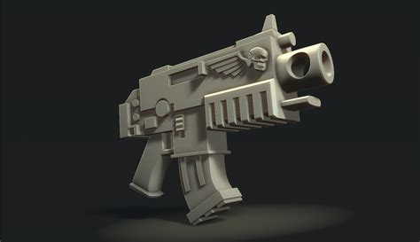 Free Stl File Bolter Rifle 🔫・template To Download And 3d Print・cults