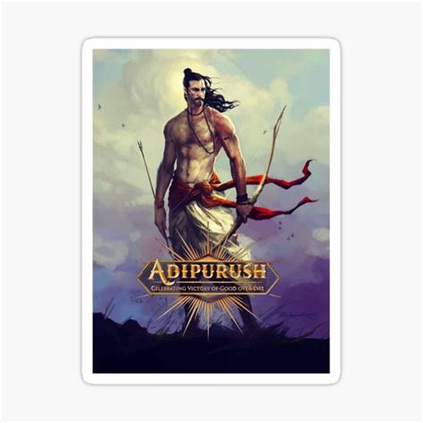 "Adipurush, Adipurush first look" Sticker for Sale by Storeprodigy89 | Redbubble