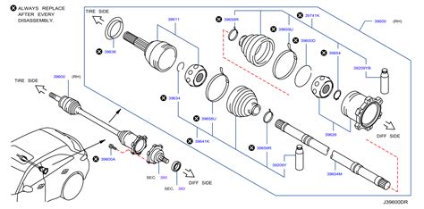 Infiniti M Cv Joint Boot Band Eg Infiniti Of South Bay