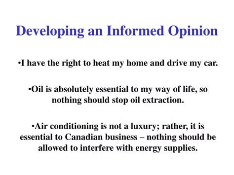 Ppt Developing An Informed Opinion Powerpoint Presentation Free Download Id 3891627