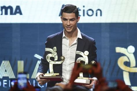 Juventus star Cristiano Ronaldo wins Serie A player of the year award ...