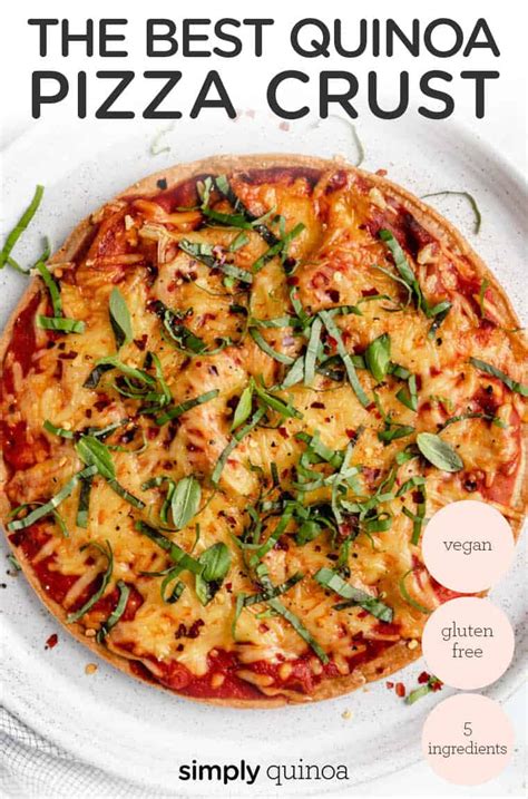 The BEST Quinoa Pizza Crust Vegan GF Simply Quinoa