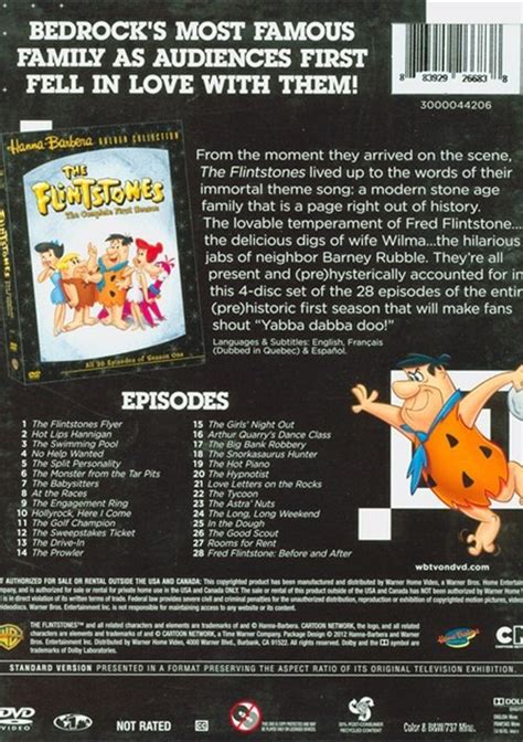 Flintstones The The Complete First Season Repackage Dvd Dvd Empire