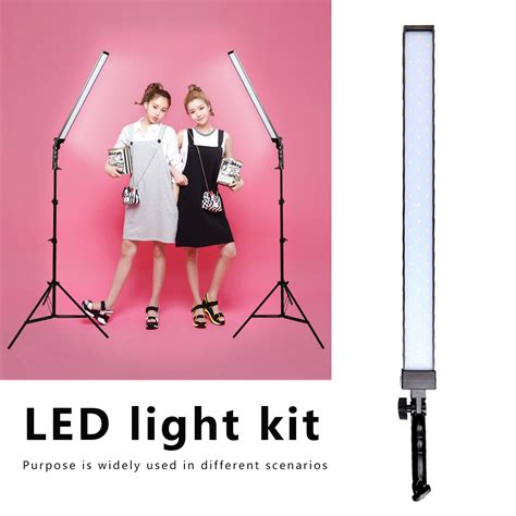 GSKAIWEN Photography Studio LED Lighting Kit Adjustable Light With