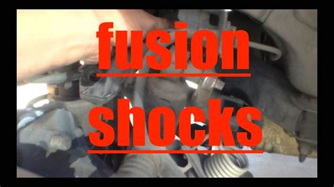 Replace Rear Shocks Ford Fusion Fix It Angel YouTube