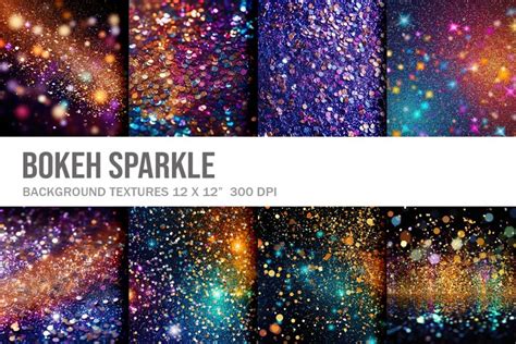 Bokeh Sparkle Glitter Background Digital Paper 2652188