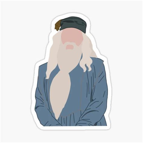 Albus Dumbledor Sticker By Artbyemilyjxde Redbubble In 2021 Harry Potter Stickers Harry