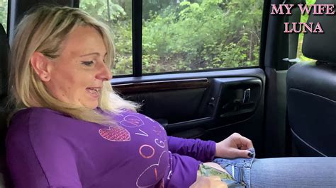 Sex In The Car With A Beautiful Italian Milf Xnxx