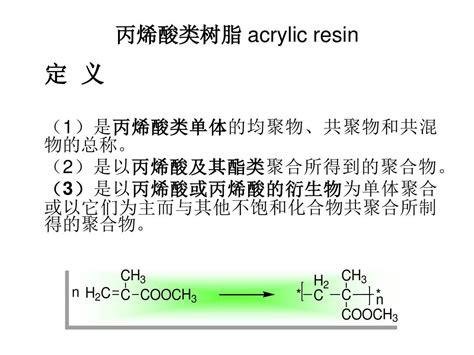 丙烯酸类树脂word文档在线阅读与下载无忧文档