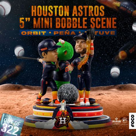 Foco Launches Two New Space Themed Houston Astros Bobbleheads Featuring