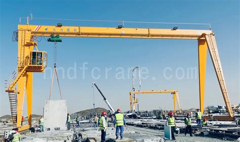 3 Sets Of MH10t S25m H10m Single Girder Gantry Cranes For Sale To Saudi