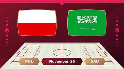 Polonia Vs Arabia Saudita Futbol 2022 Grupo C Partido De Campeonato