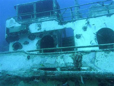 Admire the graveyard of the shipwreck in the Bermuda triangle