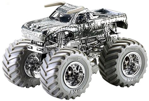 Hot Wheels Monster Jam 25 Silver Collection El Toro Loco 164 Diecast Car Loose Mattel Toys - ToyWiz