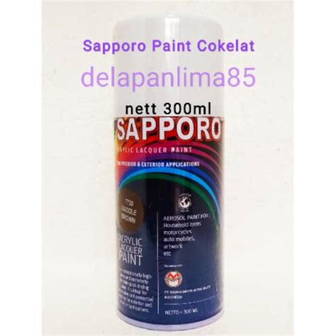 Jual Sapporo Paint Saddle Brown Coklat Cat Semprot Pylox Pylok