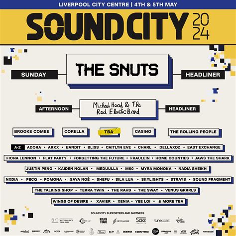 Sound City Announces Third Wave Of Names Special Sunday Headliner For