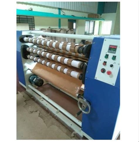 Mild Steel Machine Bopp Tape Slitting Machine Hp Production