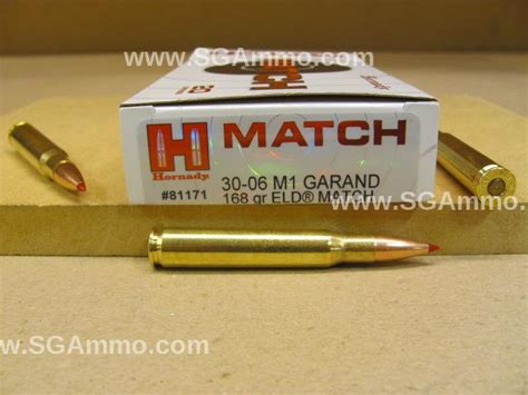 Round Case M Garand Grain Hornady Eld Match Ammo