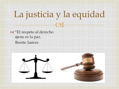 Justicia Y Equidad