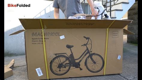 Macwheel Electric Bike Lne Unboxing Assembly Youtube