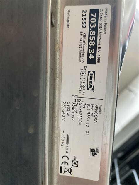 Zmywarka Ikea REGORA GHE623DB4 (703.858.34): Cykle pracy, przerywanie ...