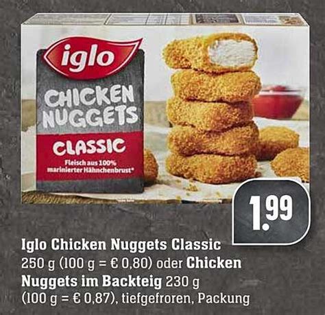 Iglo Chicken Nuggets Classic Oder Chicken Nuggets Im Backteig Angebot