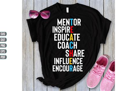 Mentor Inspire Educate Coach Share Influ Graphic By Creativemim