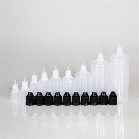 FLACON POMPE Black 30ml Bouteille Compte Gouttes En Plastique