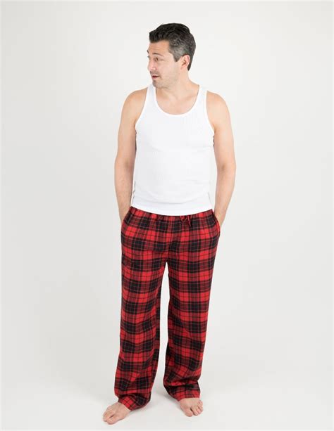 Mens Red Plaid Flannel Pajama Pants Atelier Yuwa Ciao Jp