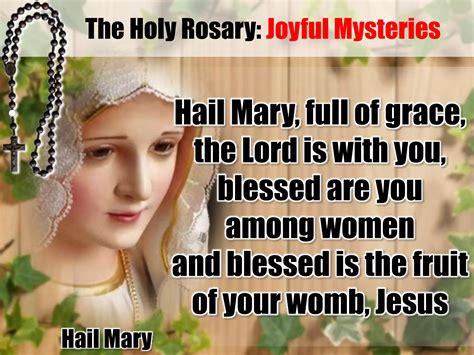 Joyful Mystery Rosary Guide Powerpoint Presentation Slides Ppt