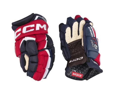 CCM Hanskat Jetspeed FT6 Pro Jr Navy Red White HockeyStore