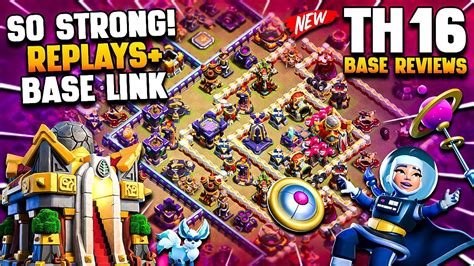 Super Strong Th Base Link With Replays Only Star Town Hall