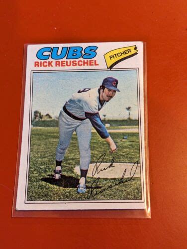 Rick Reuschel 1977 Topps Chicago Cubs 530 Baseball Card MLB EBay