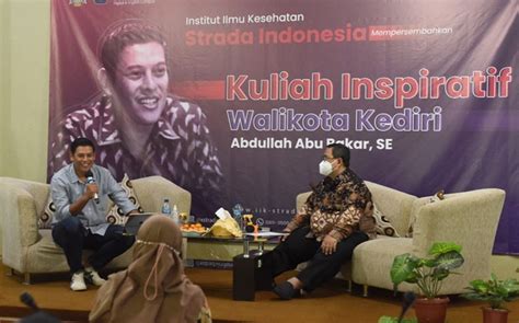 Wali Kota Kediri Beri Pesan Milenial Harus Adaptif Dalam Kuliah