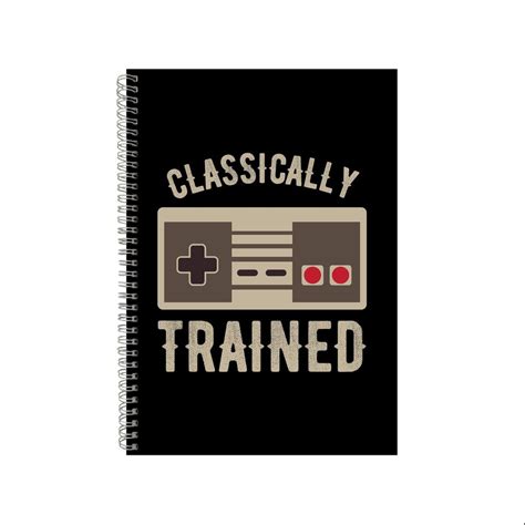 Classical Trained Gamer Notebook Gift Idea A4 Notepad Pad 28 | Shop ...