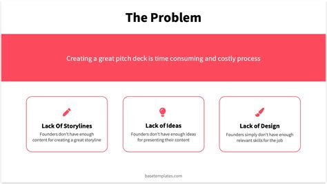 Pitch Deck Problem Slide How To Instructions