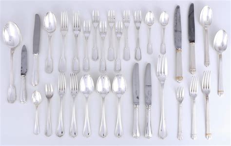 Sold Price France Christofle Aria Spatours Chinon Flatware