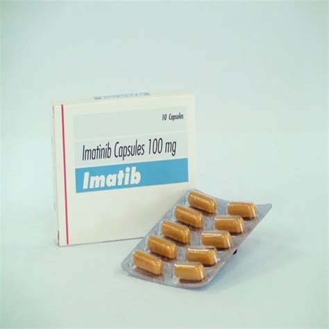 Imatinib Mesylate 100mg IMATIB 100 Tablets Cipla 10 Capsules At Rs