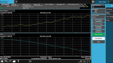 N Em E Noise Figure Measurement Application Multi Touch Ui Keysight