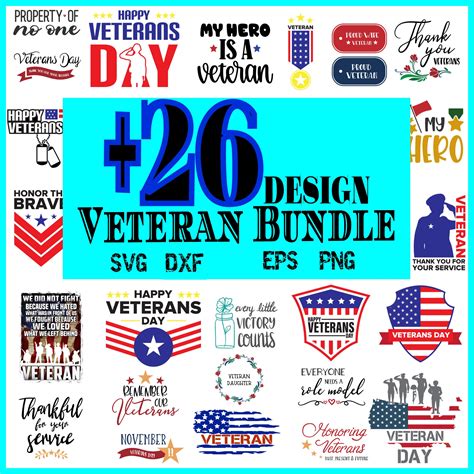 Veteran Svg Bundle Military Svg Bundle Patriotic Svg Etsy Uk