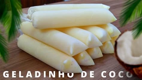 GELADINHO DE COCO CREMOSO FAÇA E VENDA YouTube