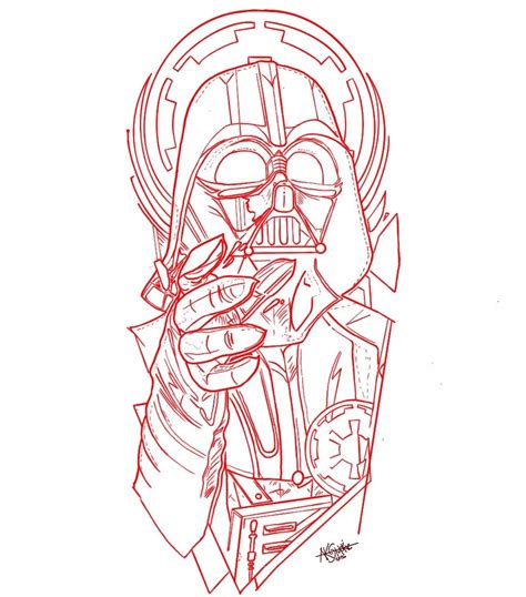 Darth Vader Tattoo Stencil Artofit