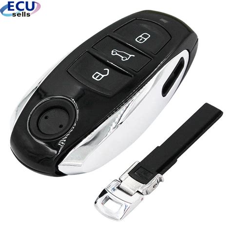 Keyless Entry Smart Card 3 Button Remote Car Key Fob 433MHZ ID46 Chip