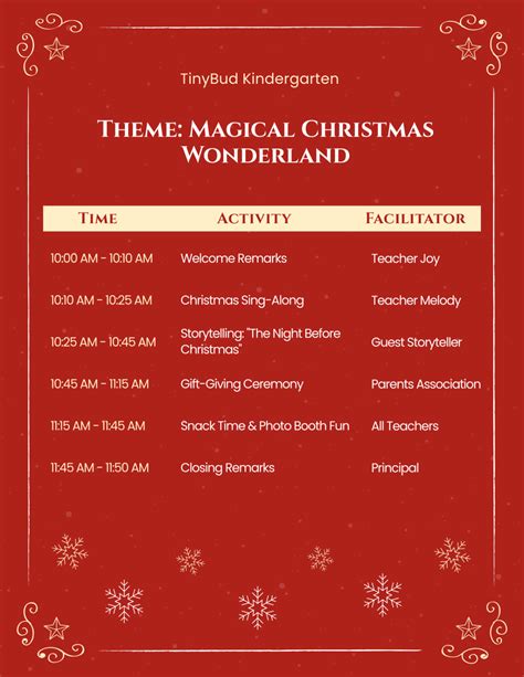 Free Christmas Program Templates Examples Edit Online