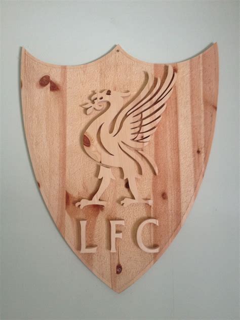 Wooden Liverpool Crest Made By Kieran Reynolds Scroll Saw Patterns