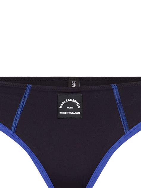 Karl Lagerfeld Sporty Logo Bikini Bottoms Farfetch