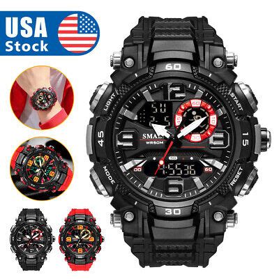 SMAEL Men S Military Wrist Watch Sport Quartz Analog Digital Watch