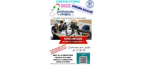 Convocatoria Emisora Escolar Portal Red Acad Mica